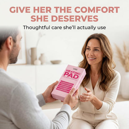 Heating Pad for Period Cramps – FSA&HSA Eligible Electric Menstrual Massage | 3 Heat & 4 Vibration Modes for Menstrual Pain Relief, PMS Support, Abdominal and Lower Back Comfort, 1800Mah Battery