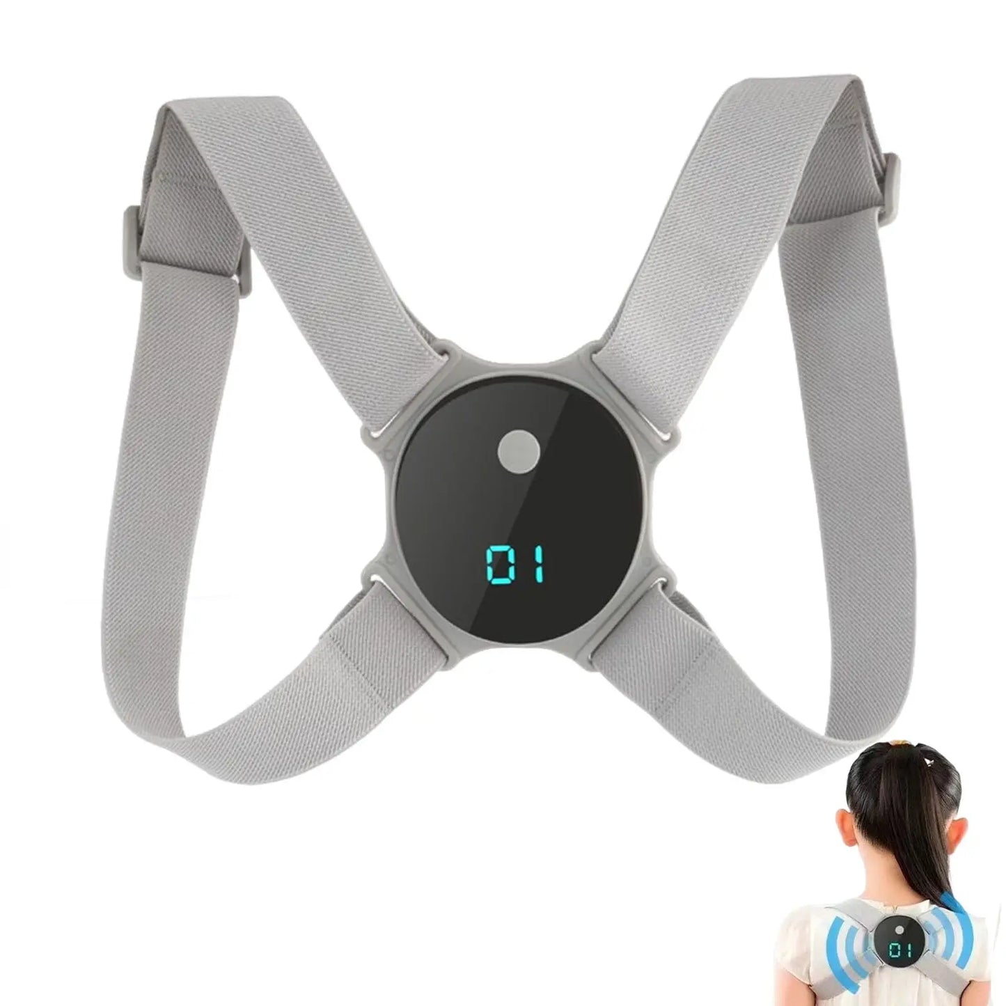 Smart Adjustable Anglel Posture Corrector Hunchback Posture Brace Corrector Shoulder Training Belt Correction Spine Back Support